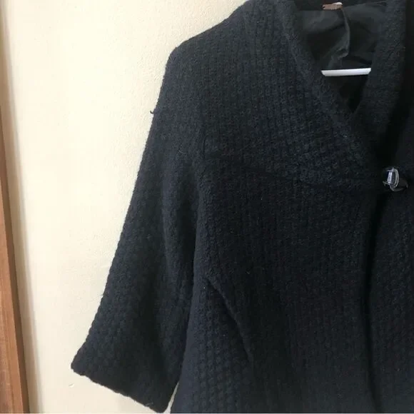 Free People Lambswool Textured Cardigan Jacket - Picture 4 of 8